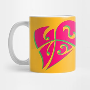 Love, heart, hippie Mug